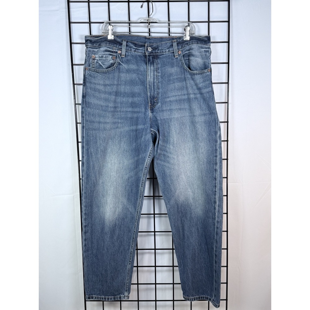 Levi's 550 Jeans Mens 38x32 Blue Relaxed Fit Tapered Leg Medium Wash Denim